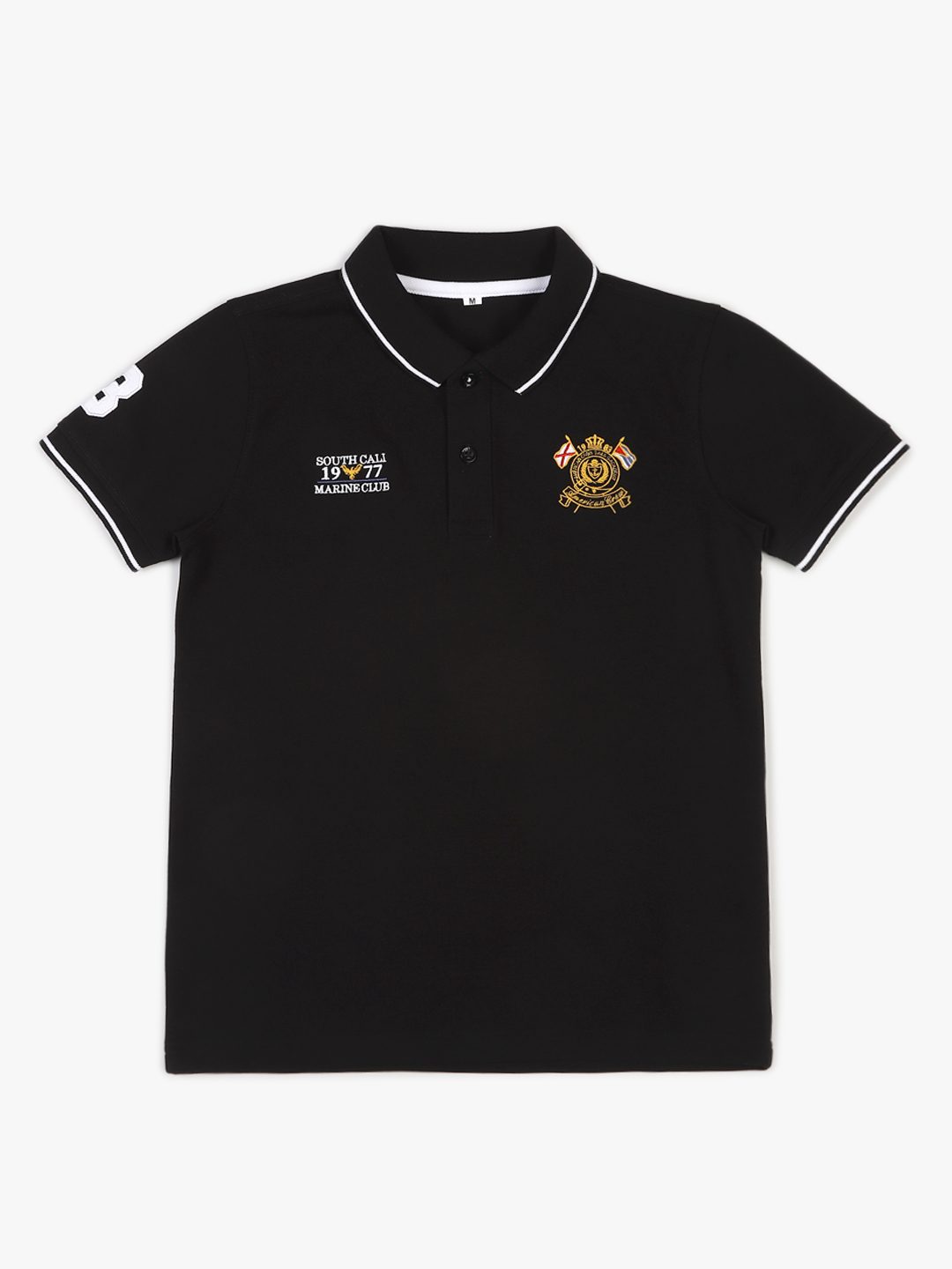 Boy's (Kids) Polo Collar Half Sleeves T-Shirt