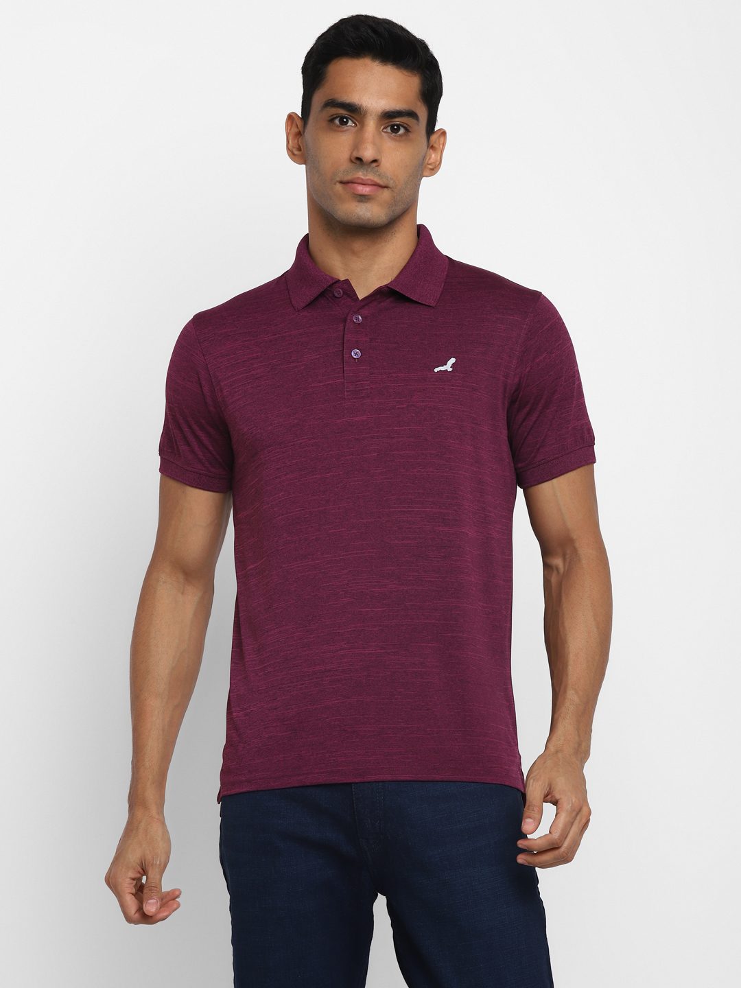 Men's Activewear Kooltex Two Tone Half Sleeves Polo Collar T-Shirt