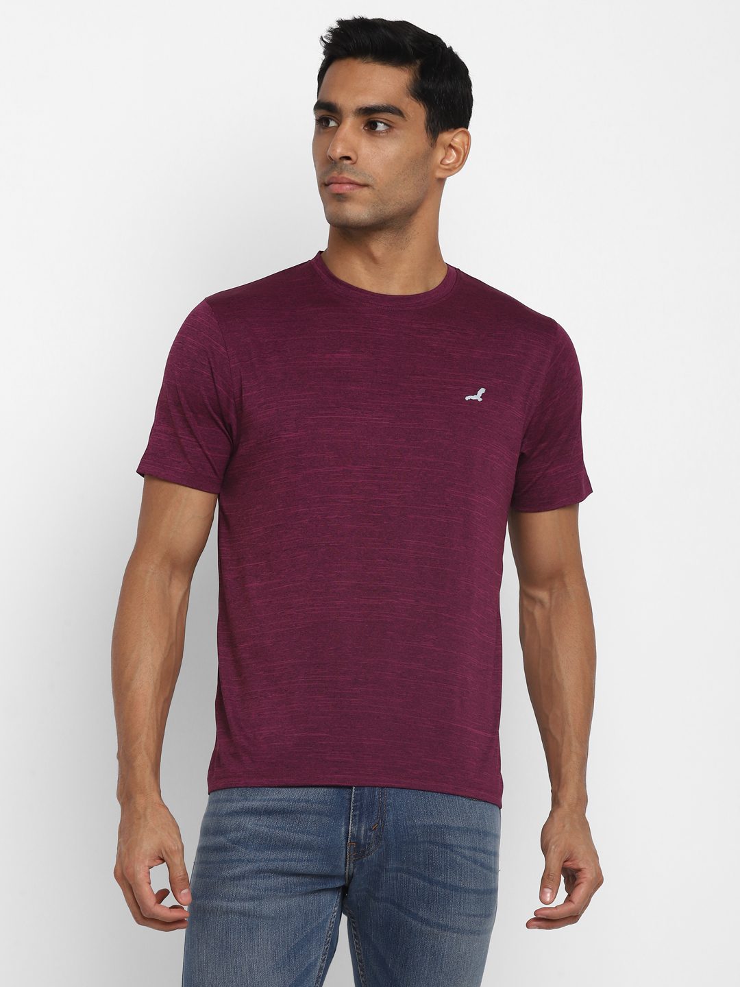 Men's Activewear Kooltex Two Tone Half Sleeves Round Neck T-Shirt