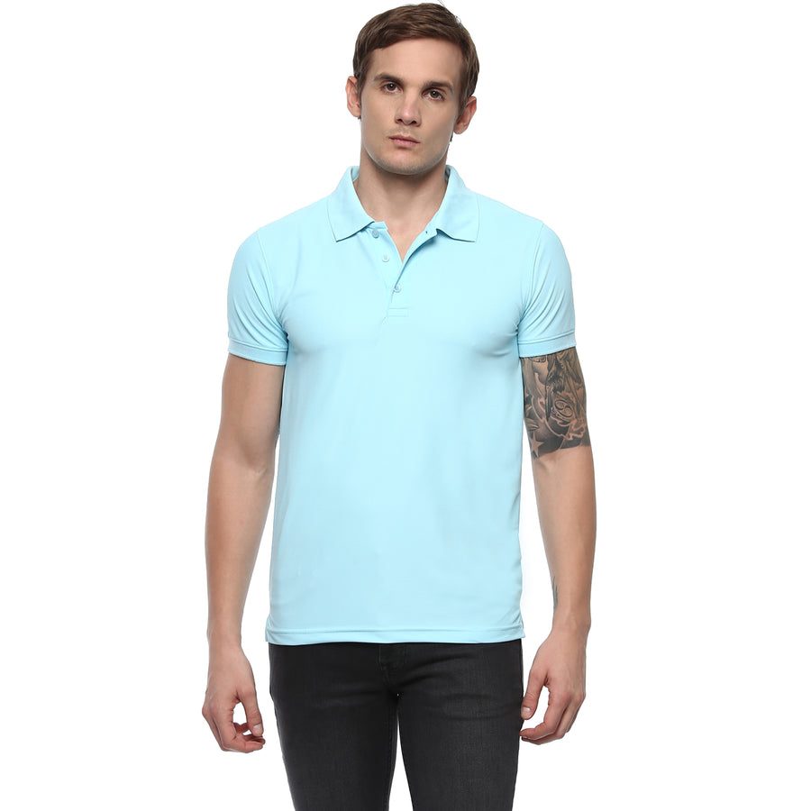 Men's Honeycomb Kooltex Polo Collar T-Shirt
