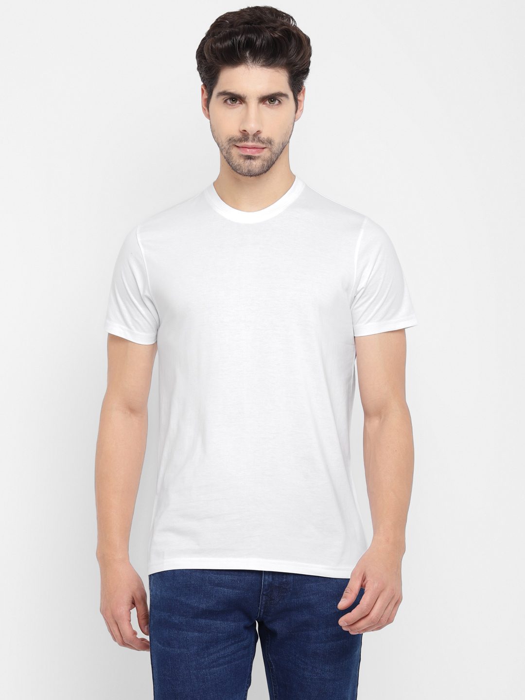 Men's V-Neck Jersey Half Sleeves T-Shirt